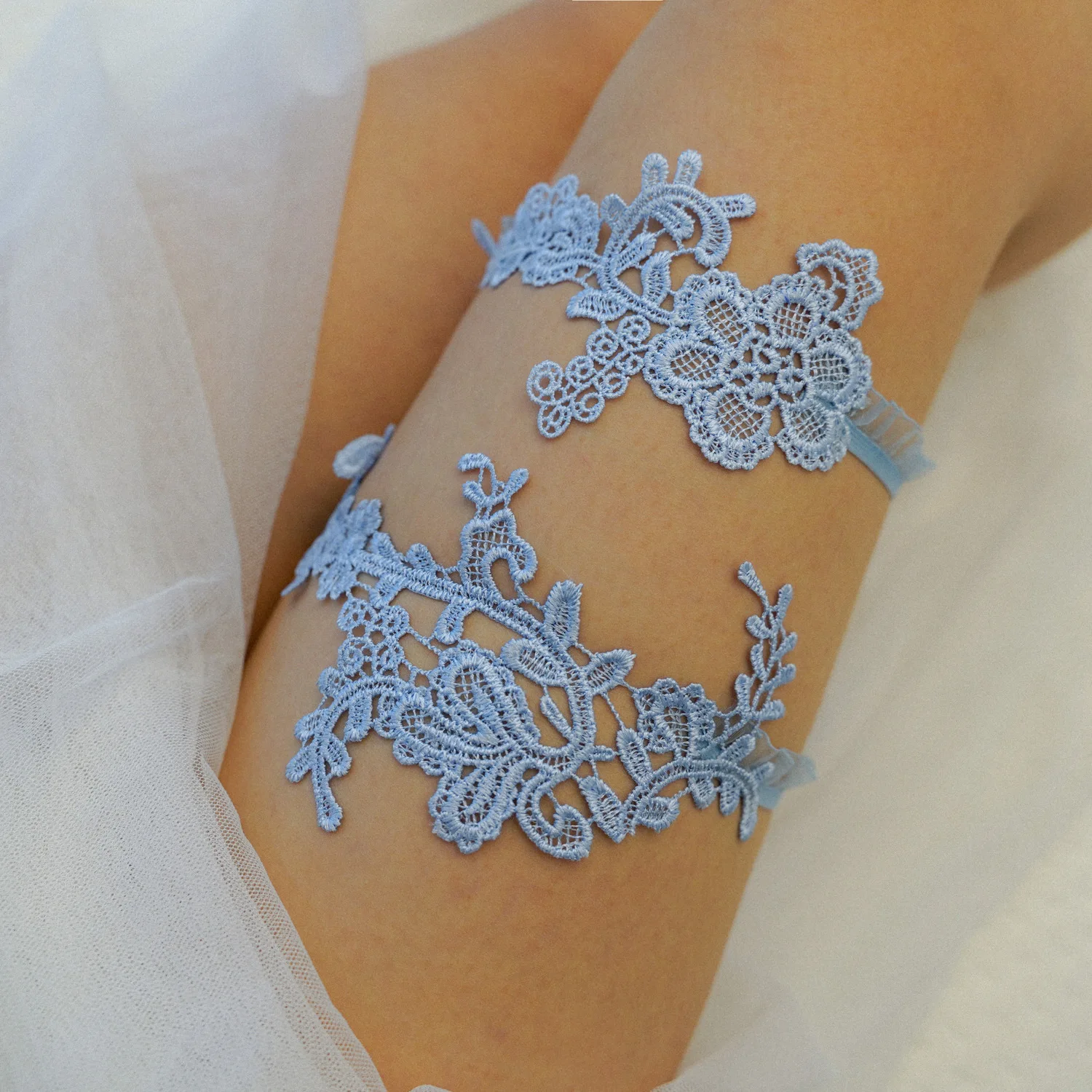 Himmelblaues Hochzeits-Strumpf – Garter Belt Set Bewertung und Preis