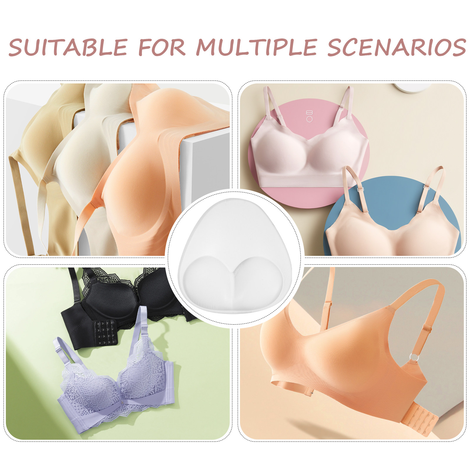 1 Paar unsichtbare Silikon-BH- – Push Up Bra Padded Bewertung und Preis
